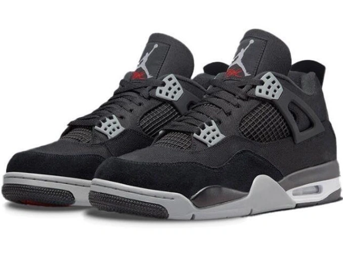 CANVAS DH7138-006 Retro 4 Jordan Black SE 1002